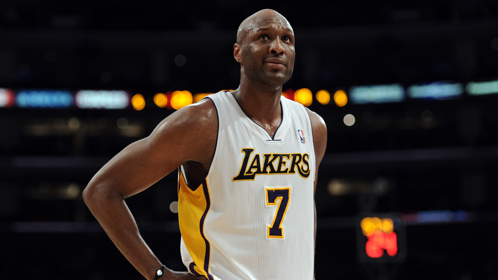 Lamar Odom of the Los Angeles Lakers on March 20, 2011 in Los Angeles, California. Odom spoke openly about his battle with drug addiction which led to a near-death experience. (Photo by Harry How/Getty Images)
