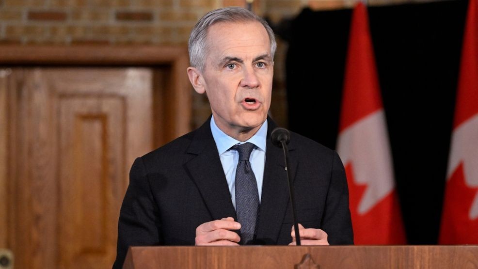 Image for story: Trump revokes Carney's invitation to Board of Peace after fiery Davos speech