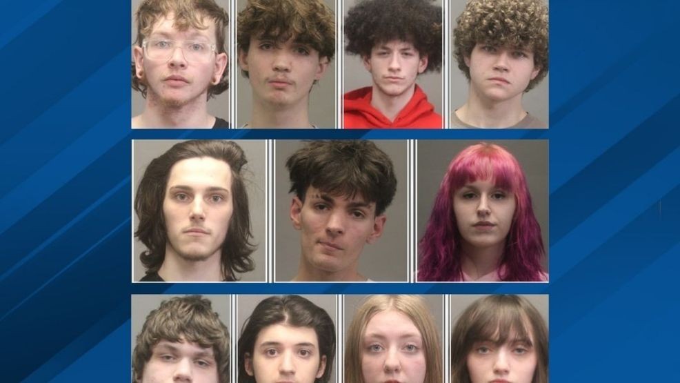 Image for story: 11 teens accused of breaking into abandoned Woonsocket school