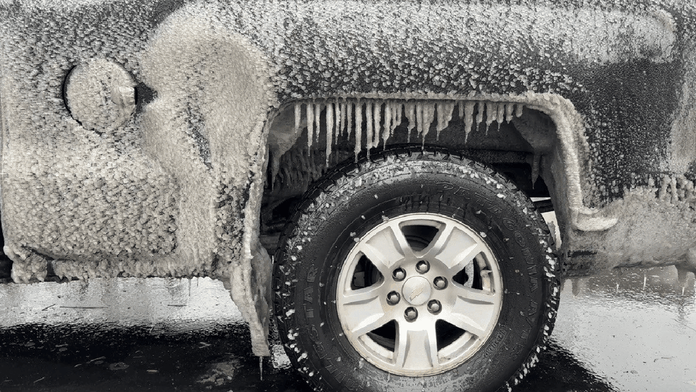 Image for story: Winter weather affects road conditions across eastern North Carolina