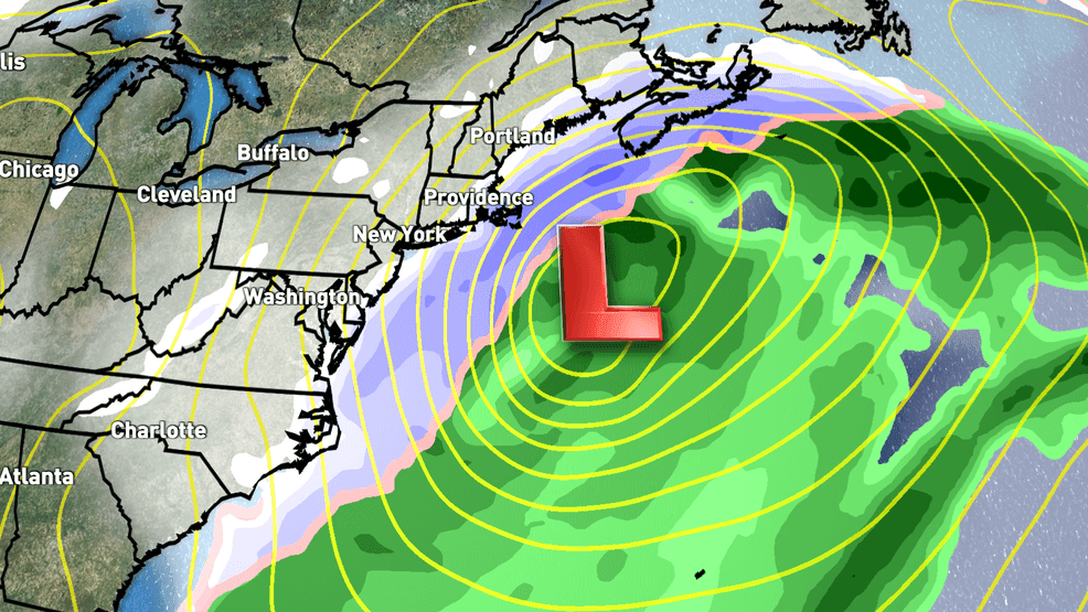 Image for story: Frigid airmass followed by coastal storm potential this weekend