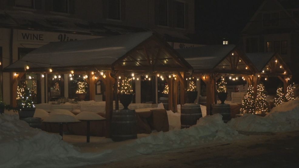 Image for gallery: Newport restaurant damaged after burst pipe floods dining room