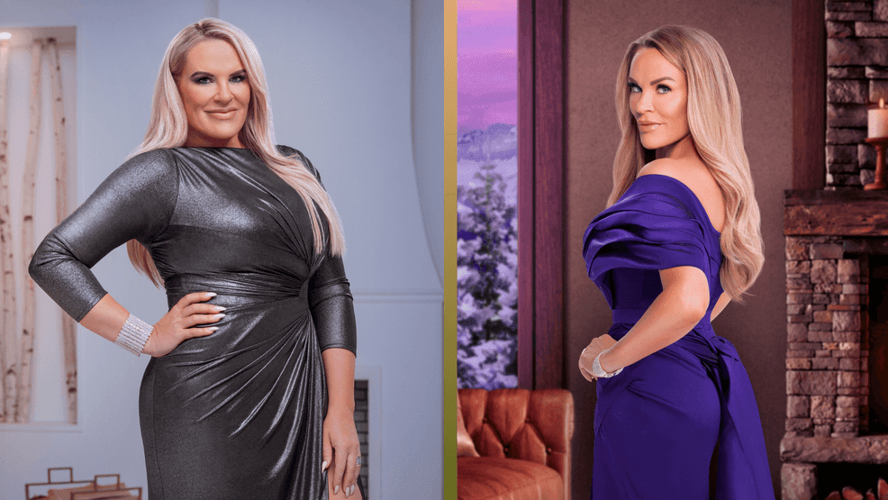 Heather Gay from "Real Housewives of Salt Lake City" season one to season 6 (Credit: Chad Kirkland/Bravo;{ } Koury Angelo/Bravo)