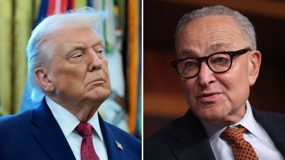 Image for story: Trump, Schumer have White House meeting