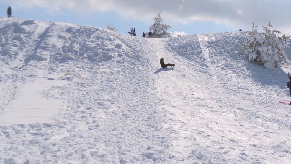 Residents in West Greenwich, where some of the heaviest snowfall took place, made sure to enjoy the accumulation. (WJAR)