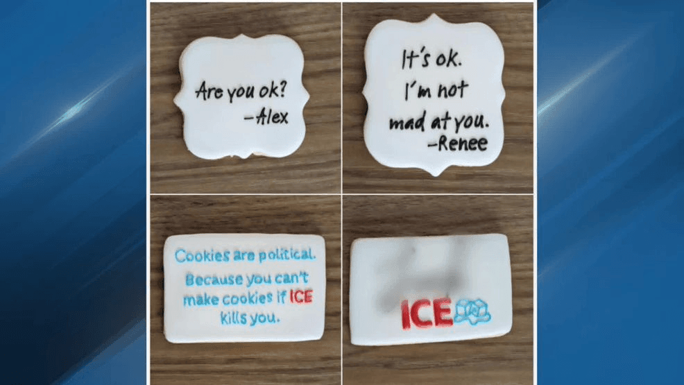 Image for story: Baker faces backlash, threats after political cookie statement targeting ICE