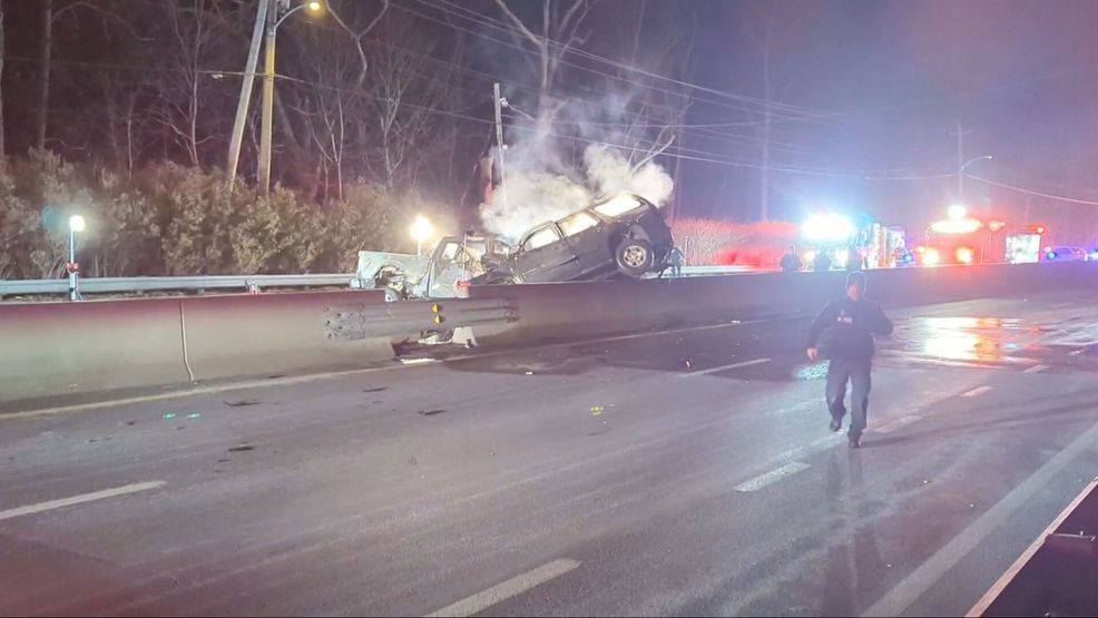 Image for story: Three killed in wrong-way crash on Route 146