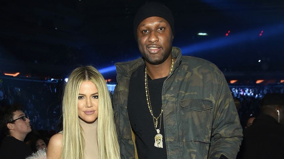 Khloe Kardashian and Lamar Odom attend Kanye West Yeezy Season 3 on February 11, 2016 in New York City. (Photo by Jamie McCarthy/Getty Images for Yeezy Season 3)