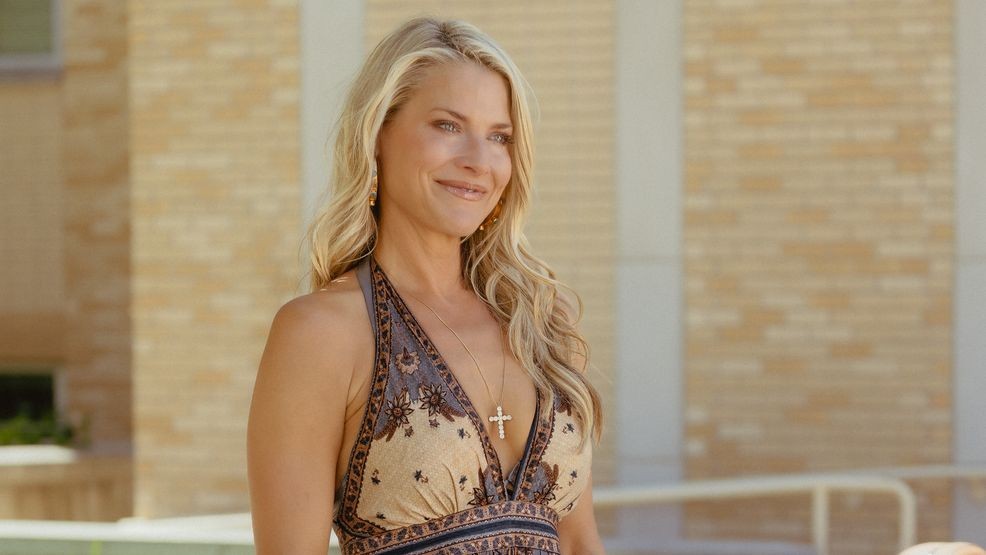 Ali Larter as Angela in Landman episode 9, season 2, streaming on Paramount+. Photo Credit: Emerson Miller/Paramount+