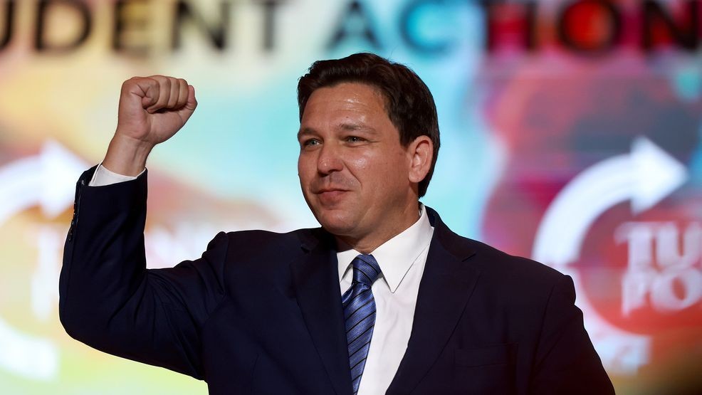 Image for story: DeSantis warns against violence toward ICE agents after woman punches state trooper