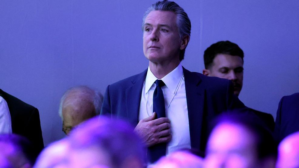 Image for story: Trump & Newsom clash in Switzerland as potential California fraud probe looms 