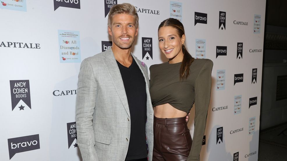 NEW YORK, NEW YORK - OCTOBER 19: Kyle Cooke and Amanda Batula attend the launch party for the book "Not All Diamonds and Rosé: The Inside Story of The Real Housewives from the People Who Lived It" at Capitale on October 19, 2021 in New York City. (Photo by Jamie McCarthy/Getty Images)