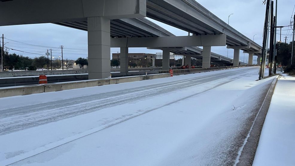 Image for story: Central Texas grapples with icy roads as winter storm leaves behind hazardous conditions