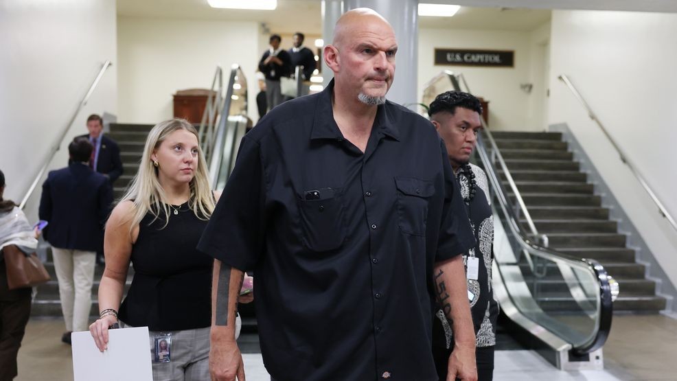 Image for story: Fetterman says he won't risk government shutdown to block ICE funding