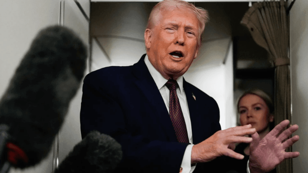 Image for story: Trump visiting Michigan Ford factory, addressing manufacturing to Detroit Economic Club